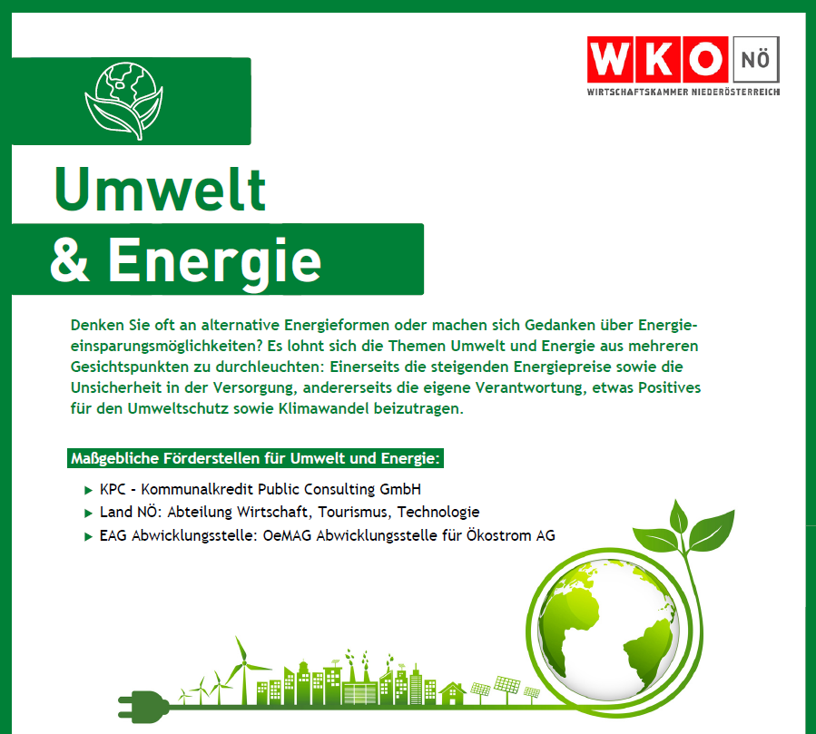Read more about the article Umwelt-Fördermöglichkeiten für Unternehmen