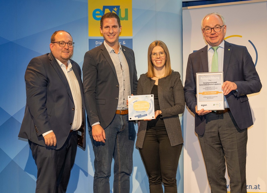 Read more about the article Energiegemeinschaft Lainsitztal ausgezeichnet