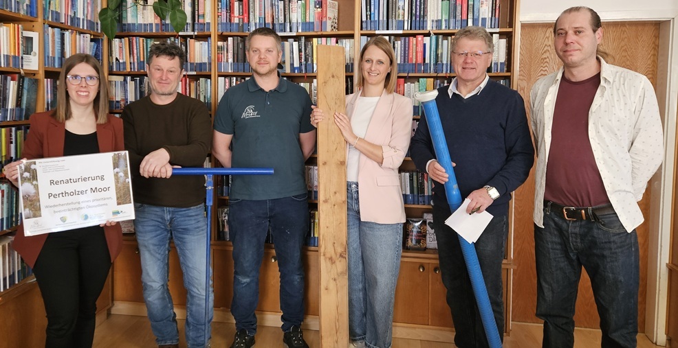 Read more about the article Projektauftakt Renaturierung Pertholzer Moor