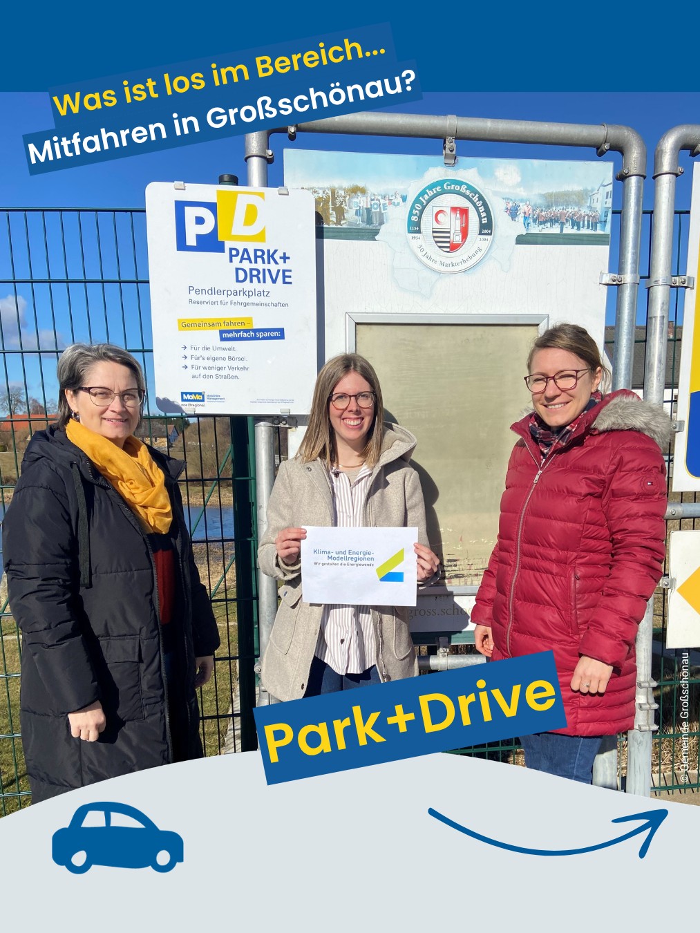 Read more about the article Park+Drive in der Gemeinde Großschönau