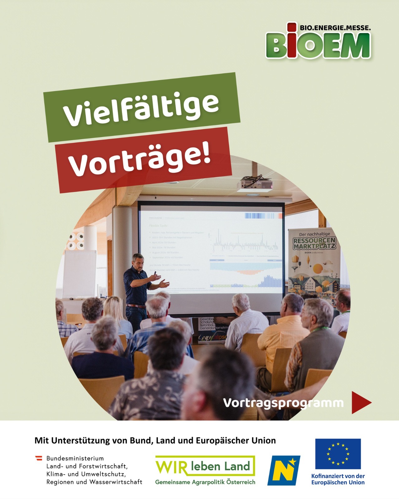 Read more about the article Vorträge Generationengerechtes Bauen und Sanieren auf der BIOEM